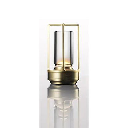 LED Crystal Table Lamp Touch Dimmable Rechargeable Bedside Night Light Decor