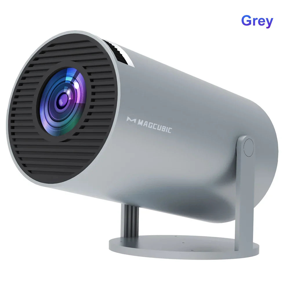 Projecteur portable 8K HD avec WiFi6 BT5.0 Android pour cinéma maison et extérieur