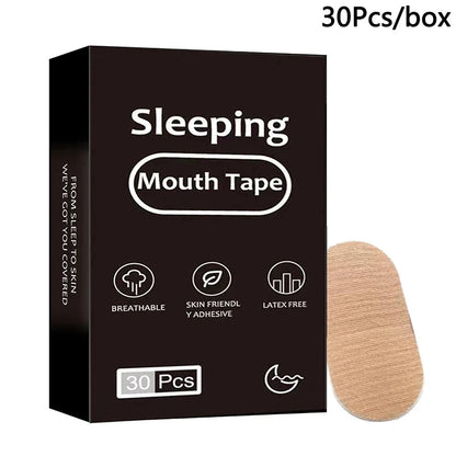 Snoring Relief Mouth Tape | 30 Hypoallergenic Strips for Better Sleep