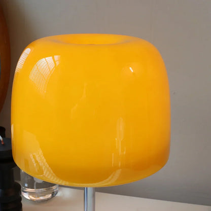 Lampe de table en verre médiévale, rétro américaine, pour salon, salle à manger, lampe de table Bauhaus, maison, chambre calme et chaleureuse, chevet