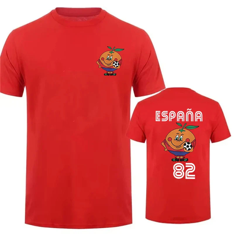 Naranjito Spain 82 Mascot T-Shirt | Retro Soccer Graphic Tee