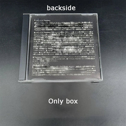 Clear PS1 Game Disc Storage Case | Transparent Single Disc Holder Bracket Box