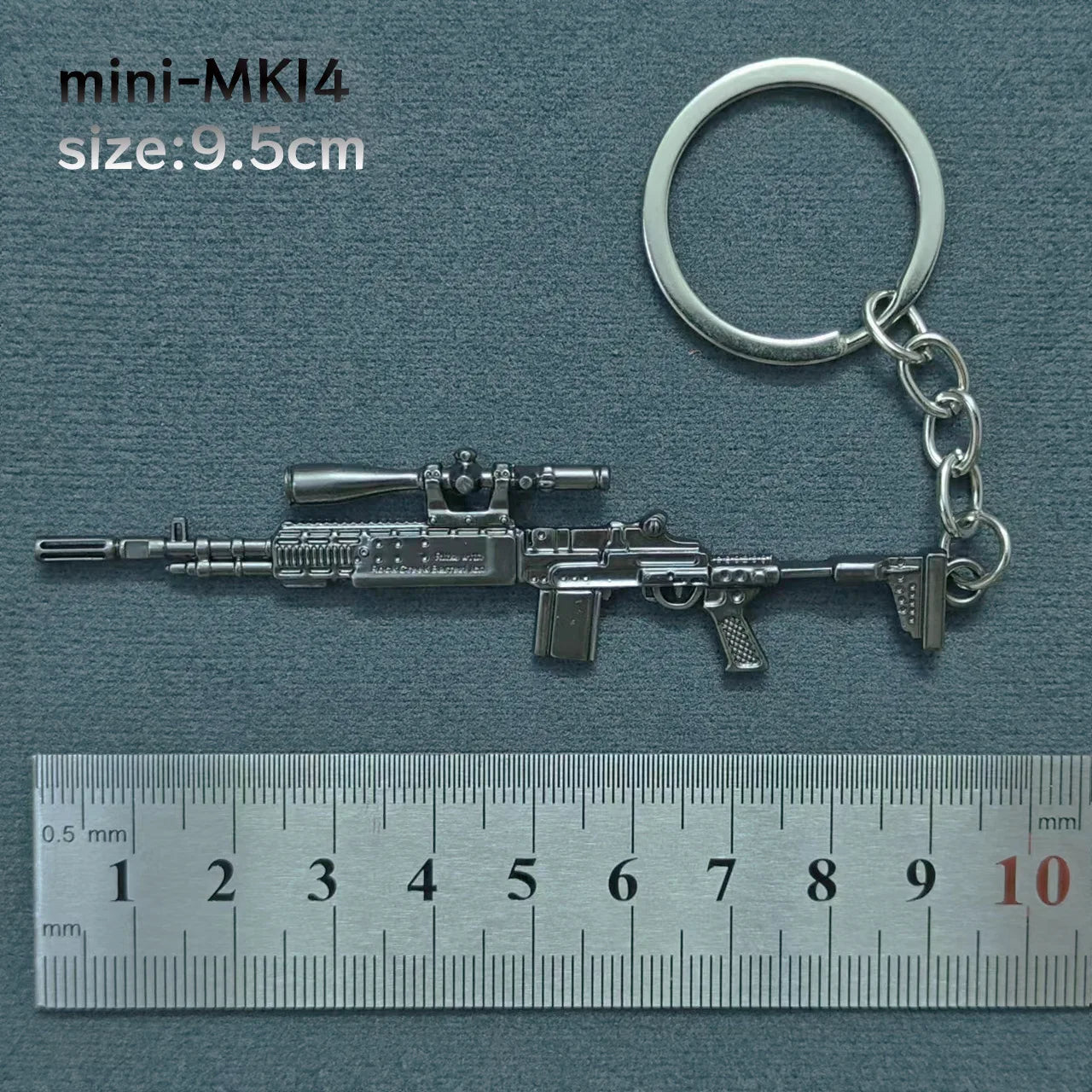 Mini Keychain Pendant 98k Alloy Gun Model | PUBG Battlefield Gift for Men