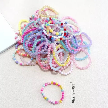 Candy Color Beads Bracelet Set for Kids | 10pcs Party Favors