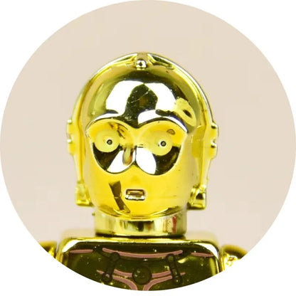 Mr Gold Building Blocks Mini Figure | Compatible Electroplate Plating Gold Chrome Action Figure Toy