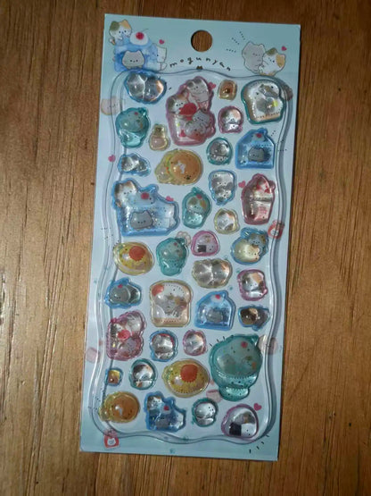 3D Food Stamping Seal Sticker | Japanese Anime Decorative Craft Stickers for Kids
