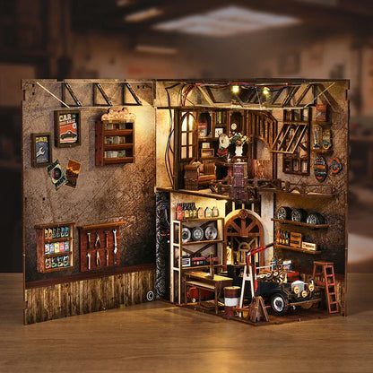 Kit de Bricolage « Maître Mécanicien » - Modèle Miniature Détaillé avec Éléments Mécaniques, Pièce de Collection Faite Main pour Exposition