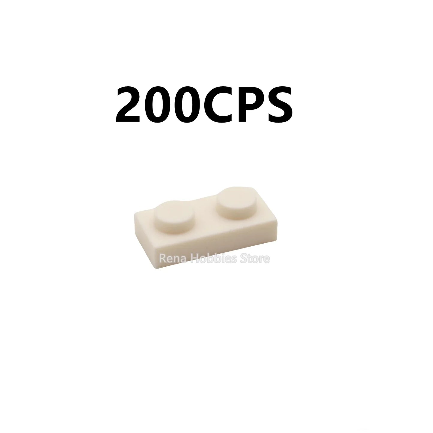 200PCS DIY Building Blocks Thin Figures Bricks 1x2 Dots | Educational Creative Toy Set Compatible with 3023