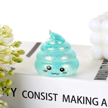 Novelty Squishy Poo Stress Ball | Funny Stretch Fidget Toy for Stress Relief
