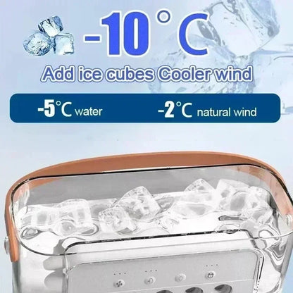 Compact Air Cooler | 3-in-1 Evaporative Cooler Fan with Adjustable Speeds | USB Powered for Personal Comfort