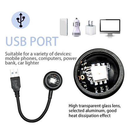 USB Sunset Light LED Rainbow Night Lamp | Photography Wall Atmosphere Decor