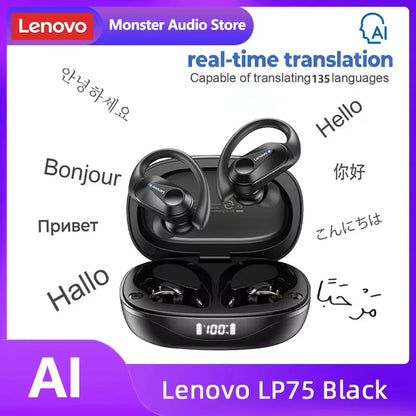 Lenovo Bluetooth V5.3 Wireless Headphones