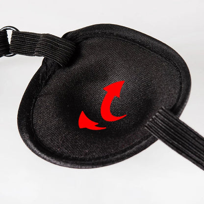 Single Eye Patch for Pirate Cosplay & Sleep Aid | Black Unisex Eyepatch