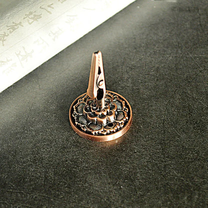 Mini Lotus Flower Incense Burner | Incense Coil Holder and Stick Holder for Home Decor