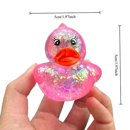 Jouet à presser canard Aurora en maltose moelleux | Jouet anti-stress doux et mignon en forme d'animal