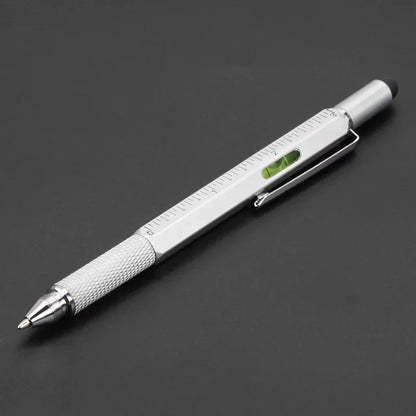 7 in 1 Multifunctional Pen Touch Screen Stylus | Ballpoint Pen Tool with Screwdriver and Level Gauge