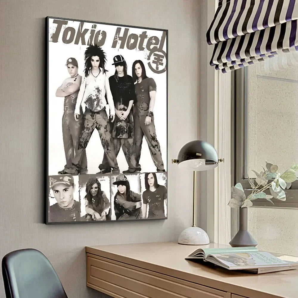 T-Tokio Hotel Poster Affiches HD Décoration Maison Chambre Bar Café Art Peinture Murale Photo