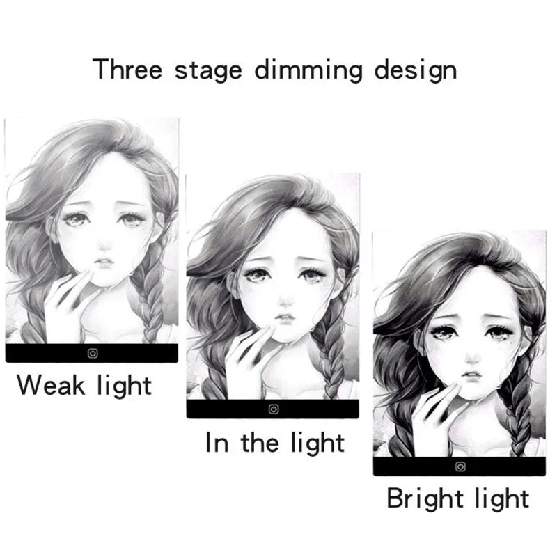 A5 LED Drawing Copy Pad Dimmable Light Board Adjustable Art Tablet Educational Toy