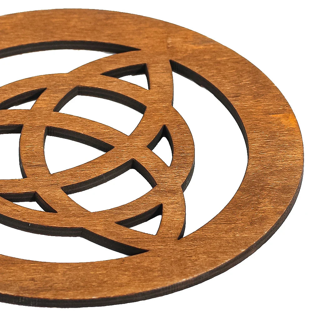 Celtic Knot Wood Board | Witch Altar Tray for Spiritual Decor