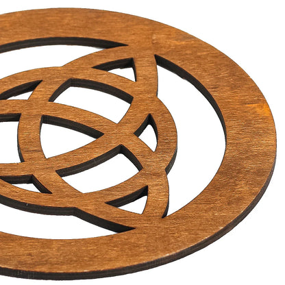 Celtic Knot Wood Board | Witch Altar Tray for Spiritual Decor