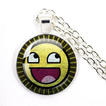 Funny Meme Cartoon Pendant Necklace | Unisex Fashion Jewelry Gift