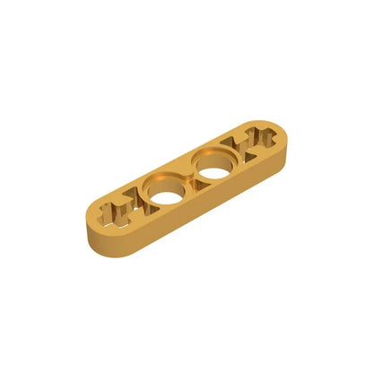 Gobricks GDS-690 Technical Liftarm Thin 1 x 4 with Axle Holes | Compatible Building Block Part 32449