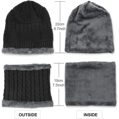 Children Winter Knit Hat and Scarf Set | Warm Unisex Accessory