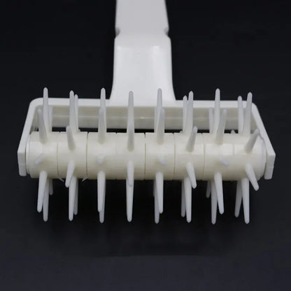 Pizza Dough Docker Roller | Plastic Pastry Perforator Wheel for Baking