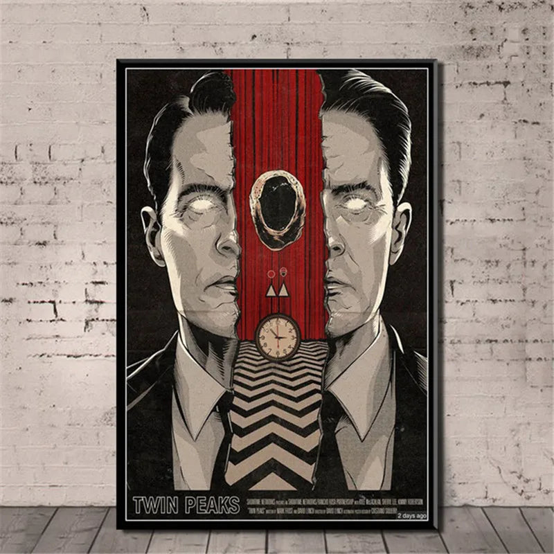 Série télévisée Twin Peaks Affiches d'anime de films classiques et impressions sur toile Peintures d'art murales pour la décoration intérieure du salon