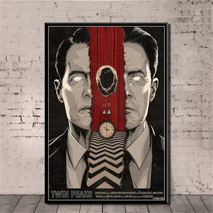Série télévisée Twin Peaks Affiches d'anime de films classiques et impressions sur toile Peintures d'art murales pour la décoration intérieure du salon