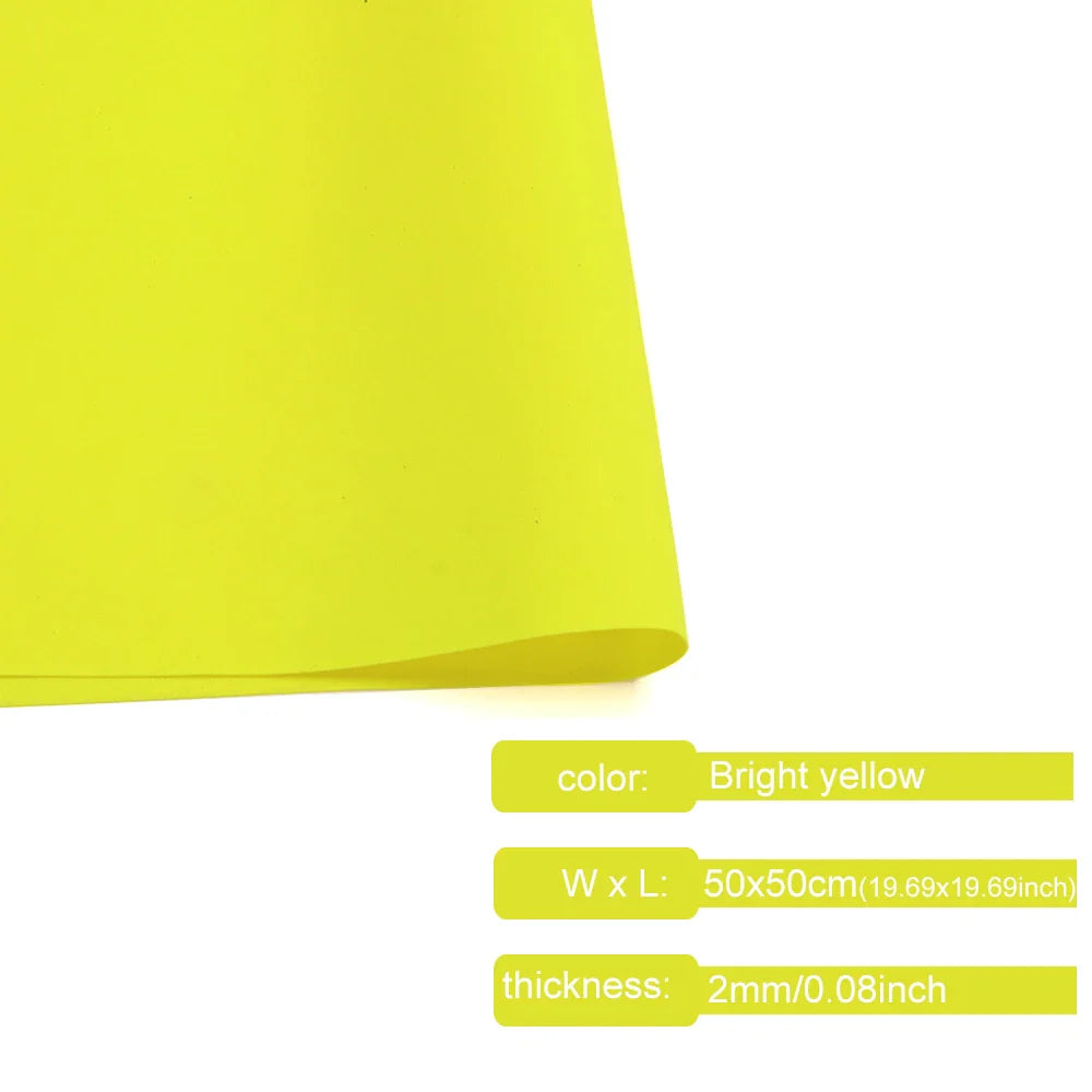 Colorful EVA Foam Sheets 2mm | 50x50cm Craft Foam Paper for DIY Projects