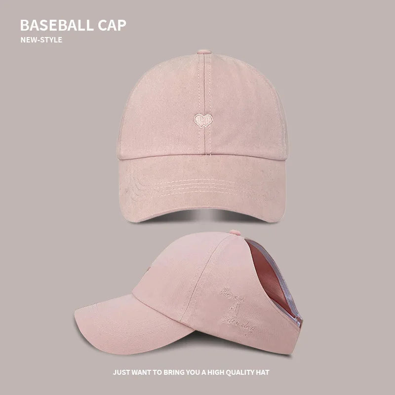 Summer Ponytail Baseball Cap | Breathable Outdoor Sun Hat for Women