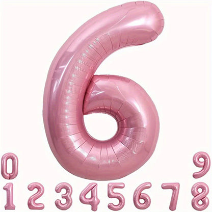 Pink Foil Number Balloon 40 inch | Birthday Party Decor