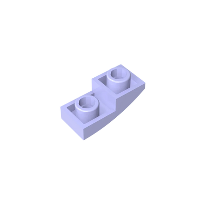 Gobricks GDS-795 Slope, Curved 2 x 1 Inverted | Compatible Building Block for DIY Projects