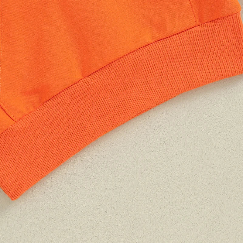 Kids Solid Color Hoodie – Long Sleeve Pullover for Toddlers