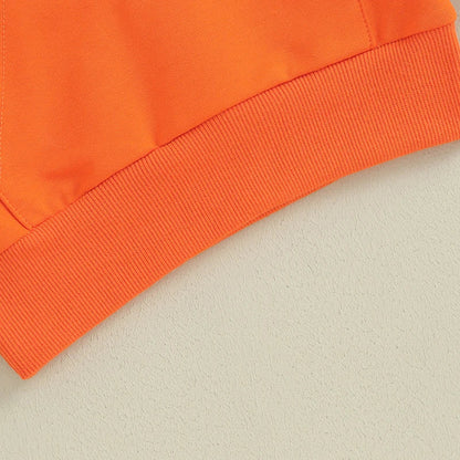 Kids Solid Color Hoodie – Long Sleeve Pullover for Toddlers
