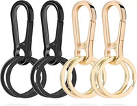 Metal Keychain Clip Hook Keyring | Double Loop Key Holder for Car Keys