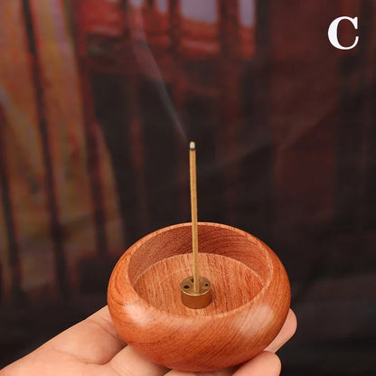 Wooden Incense Holder Ash Catcher | Bowl Shape Incense Burner