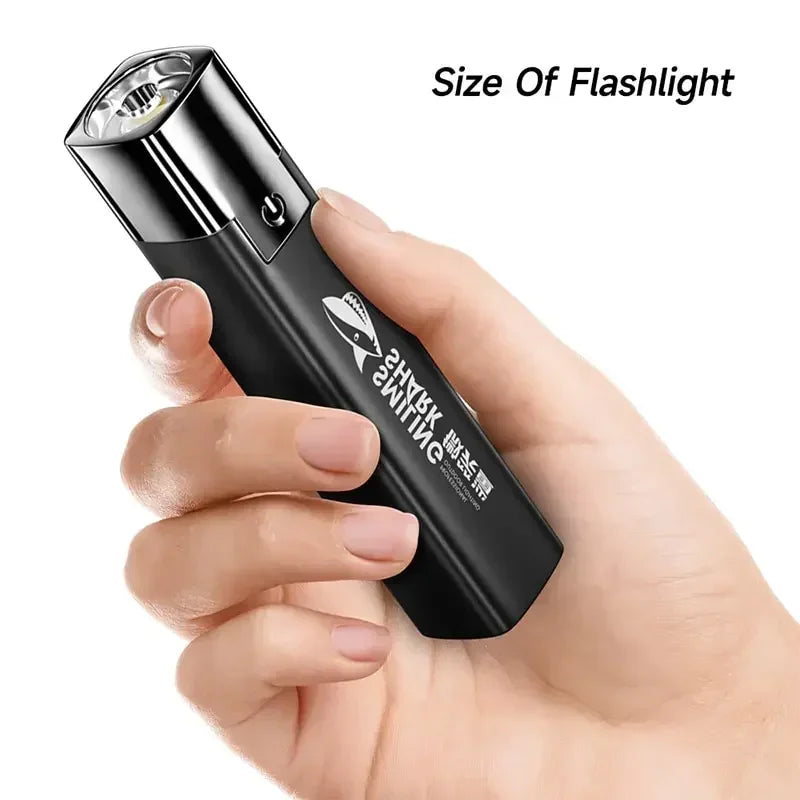 ESMARTER Super Bright LED Flashlight | USB Rechargeable 450 Lumen Torch for Camping