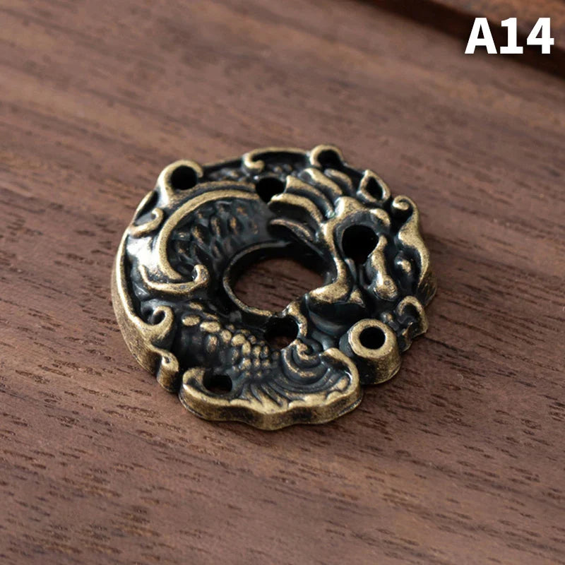 Dragon Turtle Incense Holder | Brass Alloy Incense Burner with Snail Sculpture