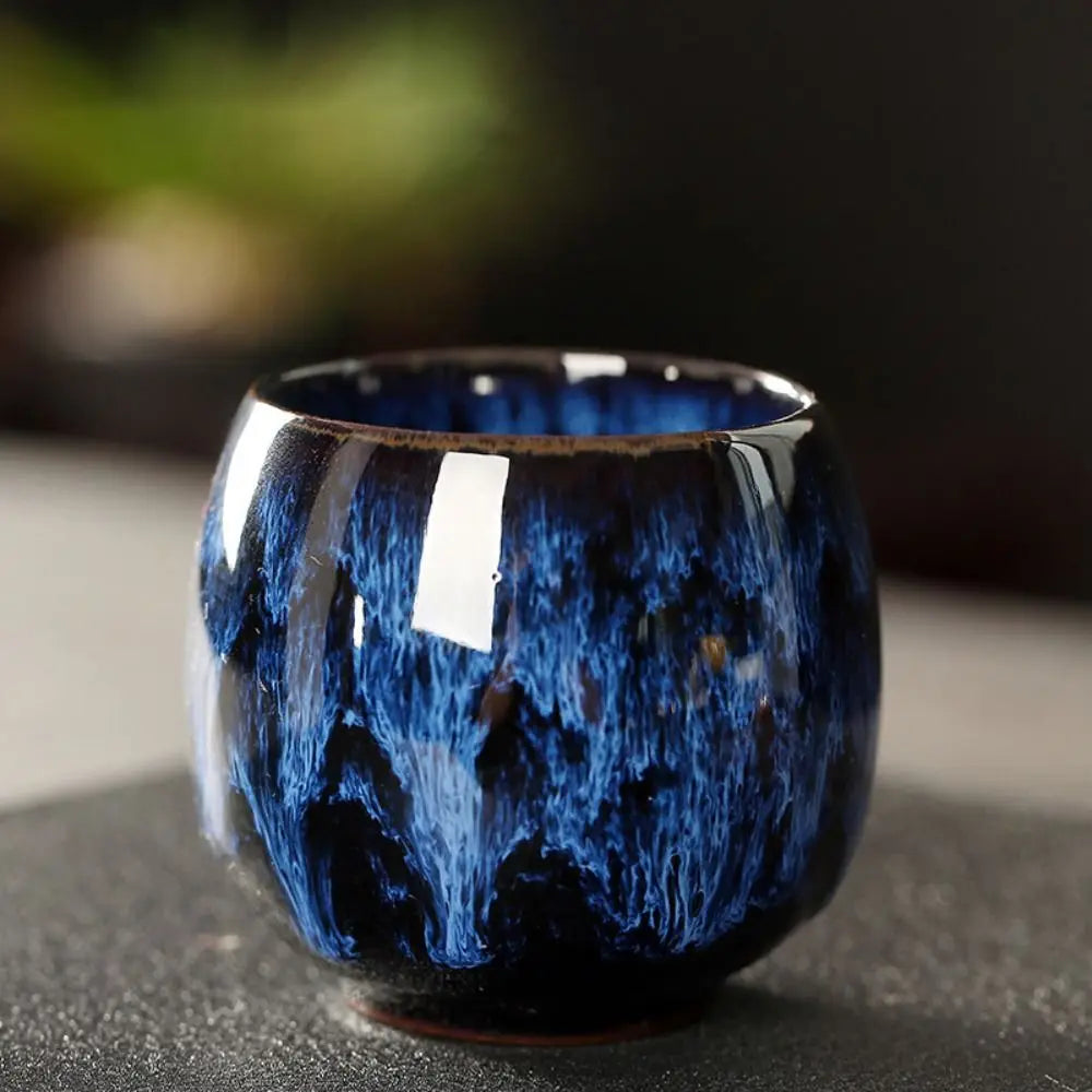 Tasse à Thé en Céramique Style Japonais, Tasse à Expresso Transformée au Four, Tasse à Thé Kung Fu en Porcelaine, Tasse à Café en Poterie, Boisson