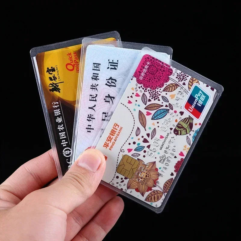 Transparent PVC Card Holder | Waterproof ID Badge Cover