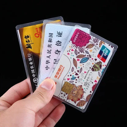 Transparent PVC Card Holder | Waterproof ID Badge Cover