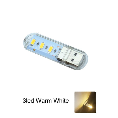Mini USB LED Book Light | Ultra Bright Reading Lamp for Power Bank, PC, Laptop, Notebook