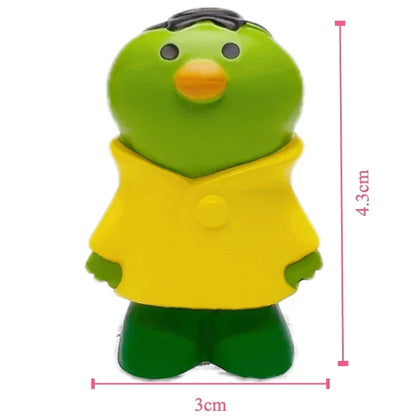 Artisanat de décoration en résine de chat, petite grenouille scène de pluie pour la décoration de bureau, ornements artisanaux, collection de jouets, cadeaux en gros Nouveauté 2024