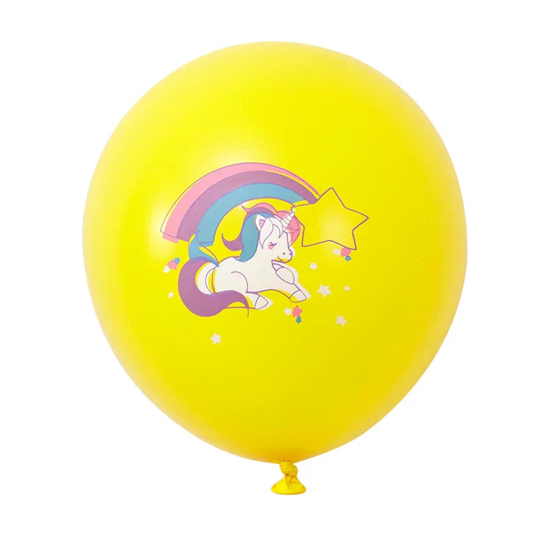 20pcs Pink Unicorn Latex Balloons | Unicorn Theme Birthday Party Decoration