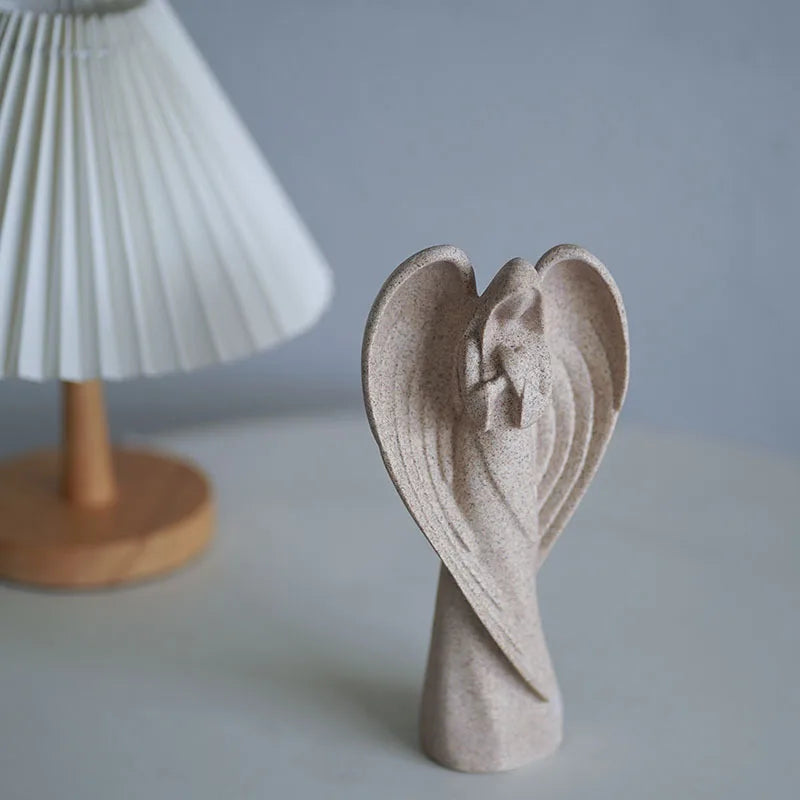 Adornos navideños conmemorativos, regalo de condolencia de ángel. Un pedazo de mi corazón por la pérdida de un ser querido es un adorno de ángel celestial, un regalo de condolencia.