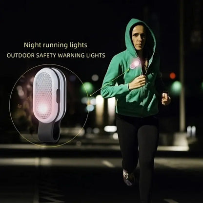 1pc Outdoor Portable LED Collar Clip Lamp | Hands-Free Mini Night Light for Running Camping Hiking