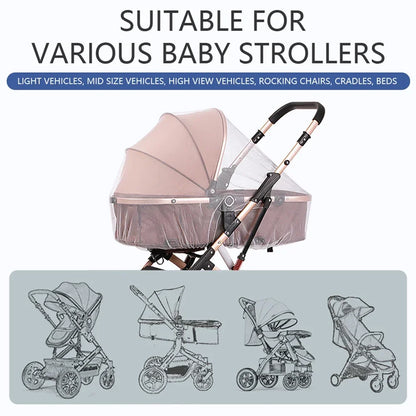 Baby Stroller Mosquito Net | Full Cover Insect Shield for Pushchairs