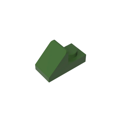 Gobricks GDS-832 Slope 45 2x1 with 2/3 Cutout | Compatible Building Block for DIY